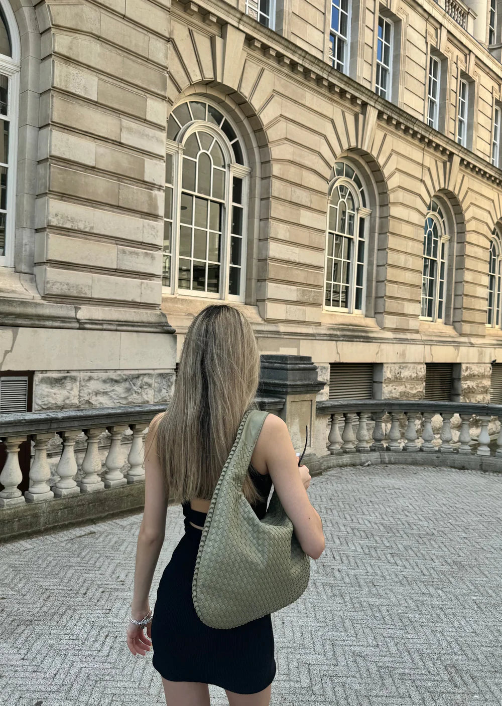 SAC EN CUIR QUOTIDIEN - VERT SAUGE